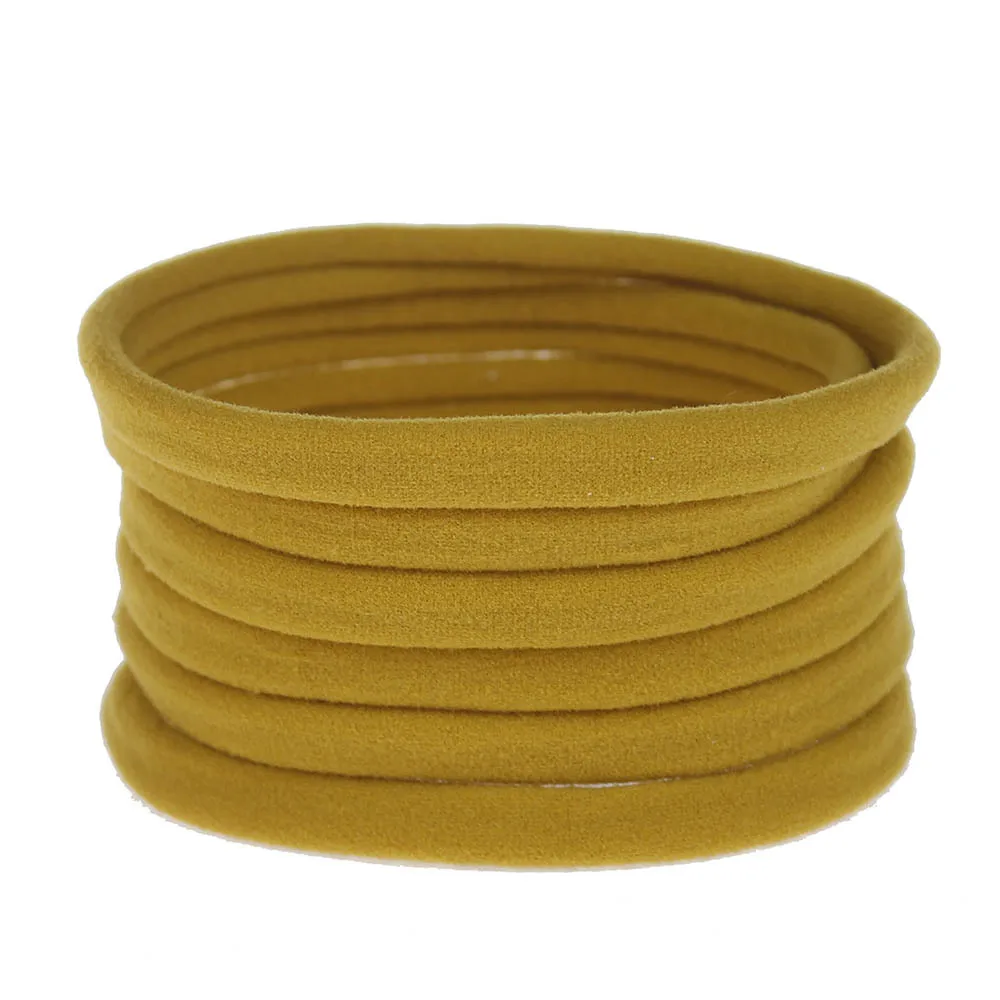 Повязка на голову детская эластичная нейлоновая шириной 1 см 10 шт./лот | Детская