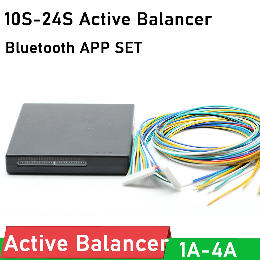 

Smart APP 10S -24S 4A Active Equalizer Balance Energy Transfer W Bluetooth 13S 14S 16S 20S lithium battery Li-ion Lifepo4 BMS