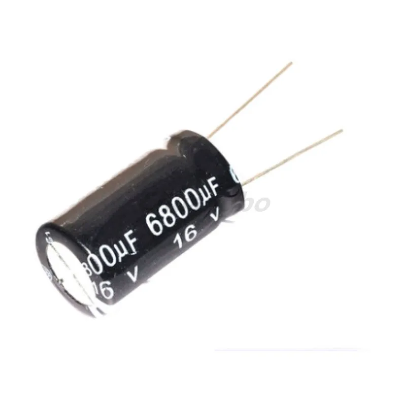 5pcs 6800UF 16V 16*25MM aluminum electrolytic capacitor New spot | Capacitors