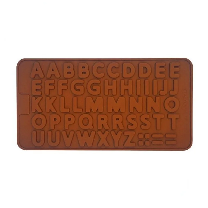48 силиконовая форма буквы мягкая шоколадная для самостоятельного изготовления