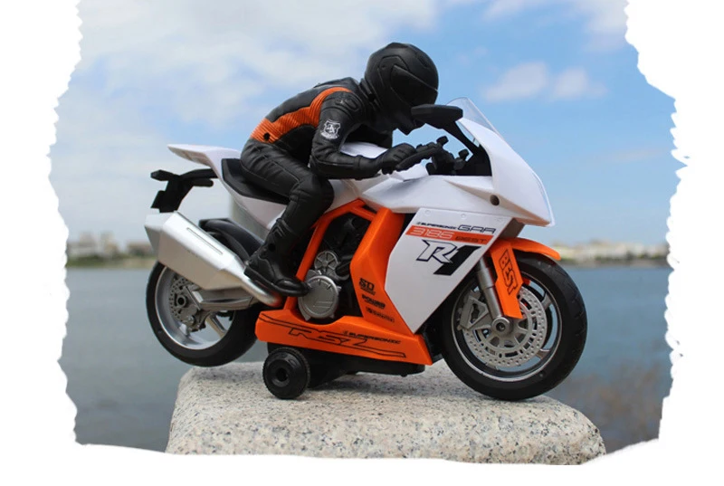 

RC Motorcycle Toys Remote Controlled mini RC Motorcycle Super Cool Toy Stunt Car For Children Gift With light music rotation