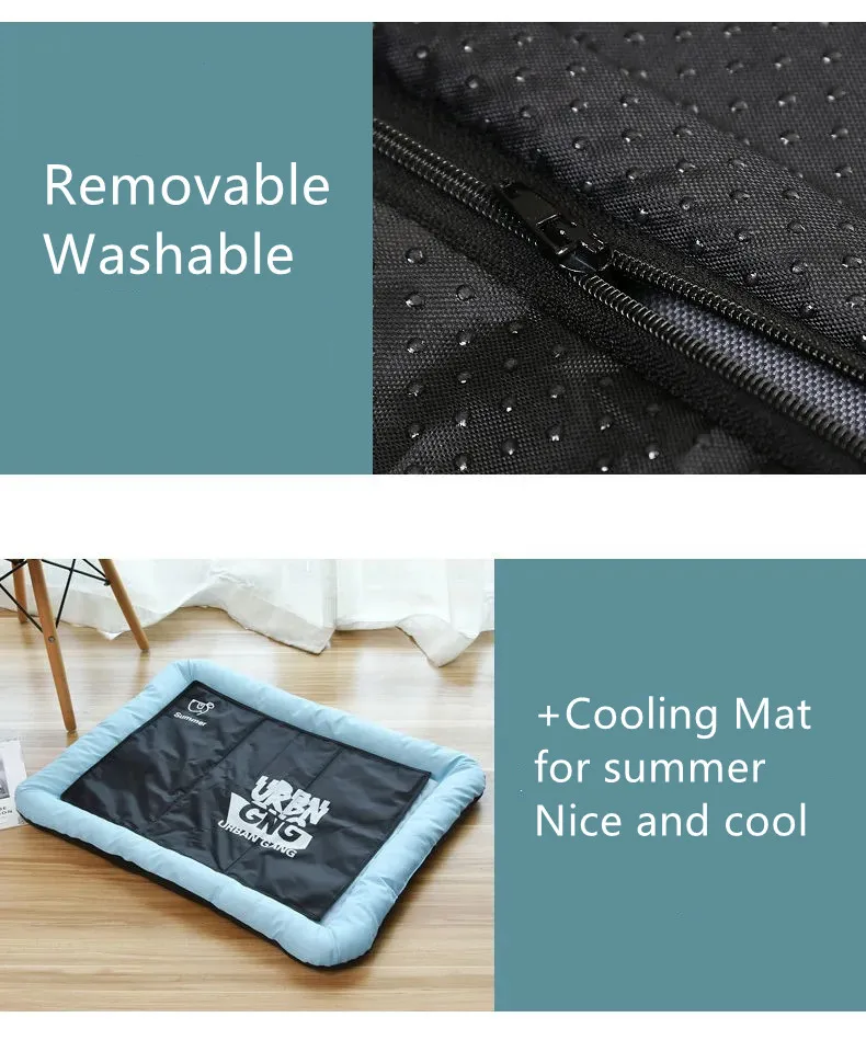 

Summer Cooling Pet Bed Kennel For Dogs large dogs Pets Products For Puppies dog bed mat Cool Breathable Cat Cool Mat Bed