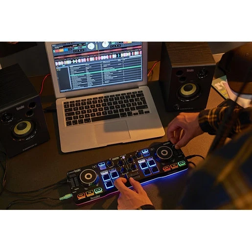 Набор начинающего ди-джея Hercules DJStarter Kit: DJ Control Starlight DJMonitor 32 наушники HDP M40.2. |