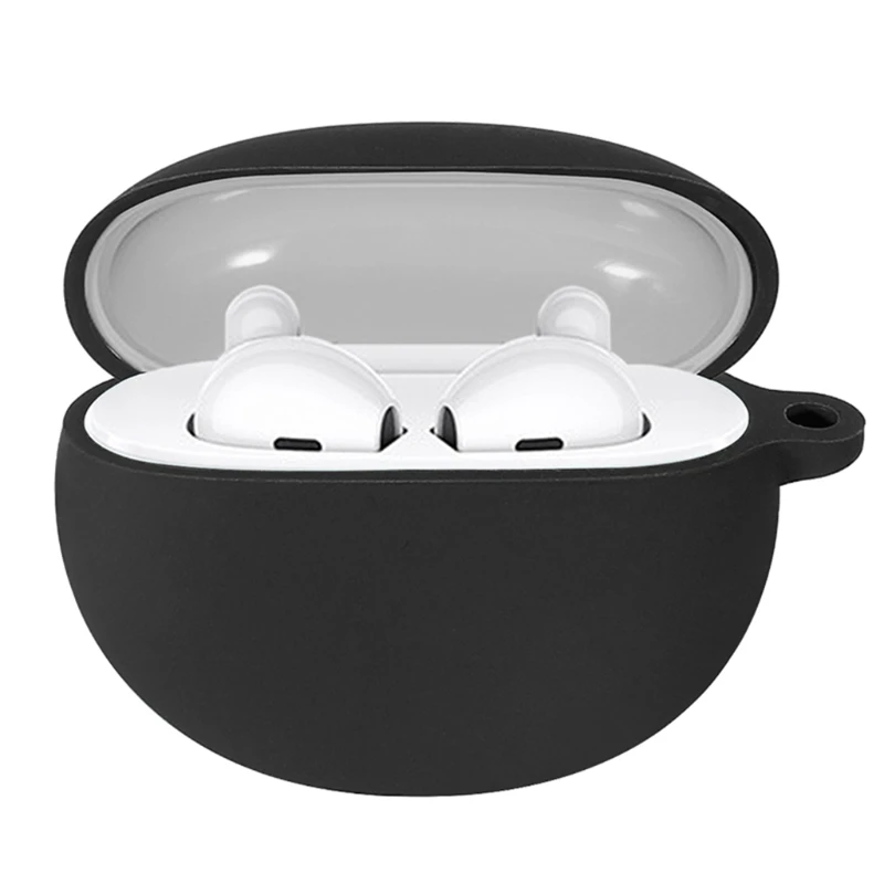 

Anti-Lost & Shockproof Protective Cover Skin for -OPPO Enco Air Charging Case with Keychain Silicone Shell Cover