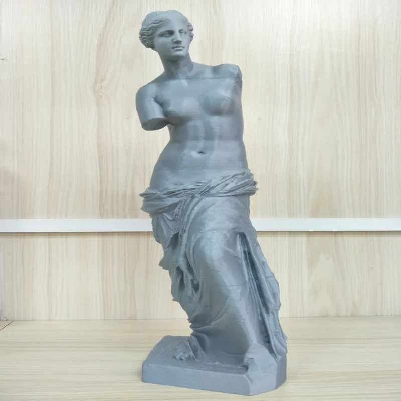 Нить PLA для 3D-принтера металлическая серебристая 1 75 мм кг