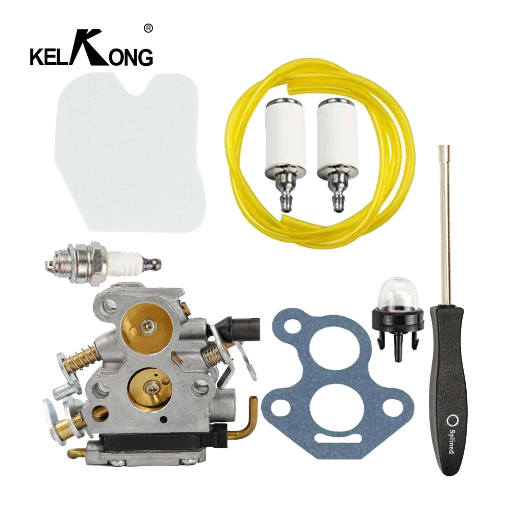 KELKONG 235 Caruretor Carb для Husqvarna 235E 236 240 240E бензопила 574719402 545072601 фильтр свеча зажигания прокладочный инструмент 21 шлицевой