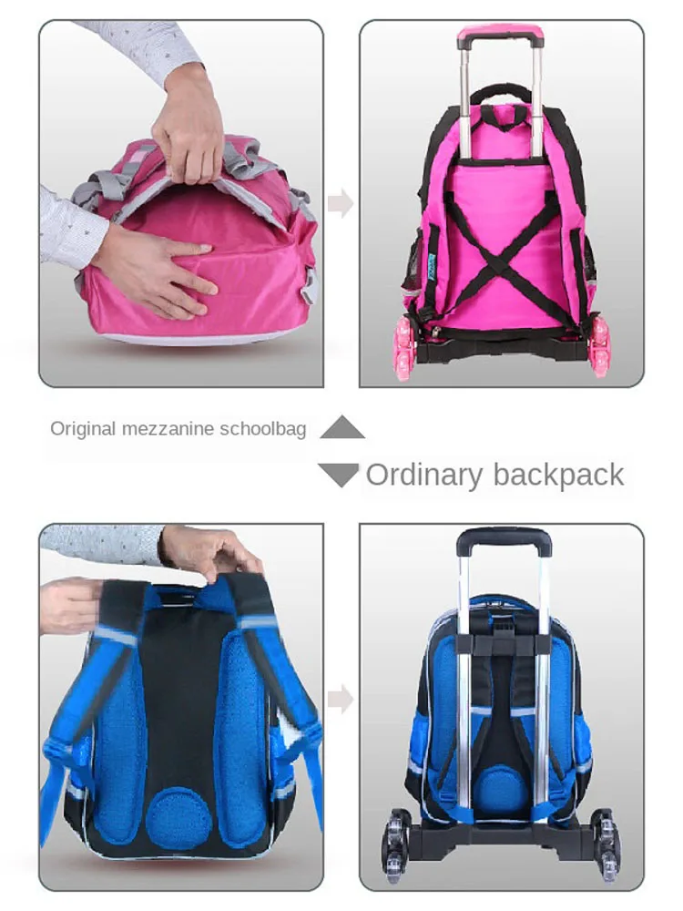 B LIFE Портативный Складная ручная тележка Dolly для школьный портфель складная сумка