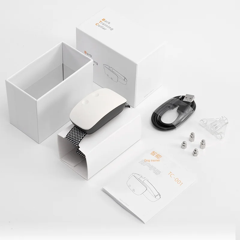 

Smart Dog Trainer Anti-barking Bark Stopper Electric Shock Collar Dog Training Stopper Waterproof Design Simple Operation Pets