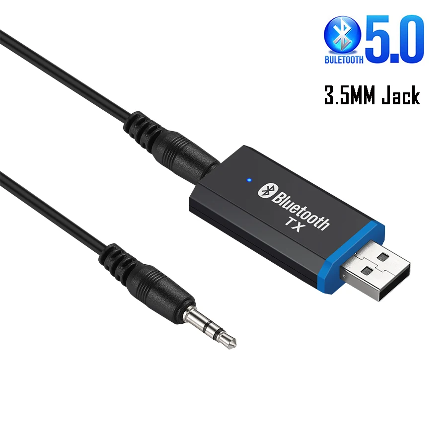 Автомобильный аудио ресивер Bluetooth 5 0 Мини AUX RCA USB 3 мм разъем для ТВ ПК