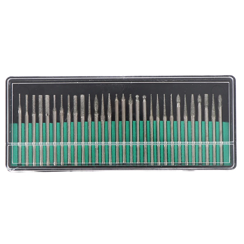 30 шт/лот шлифовальный режущий сверлильные головки биты Алмазная резьба