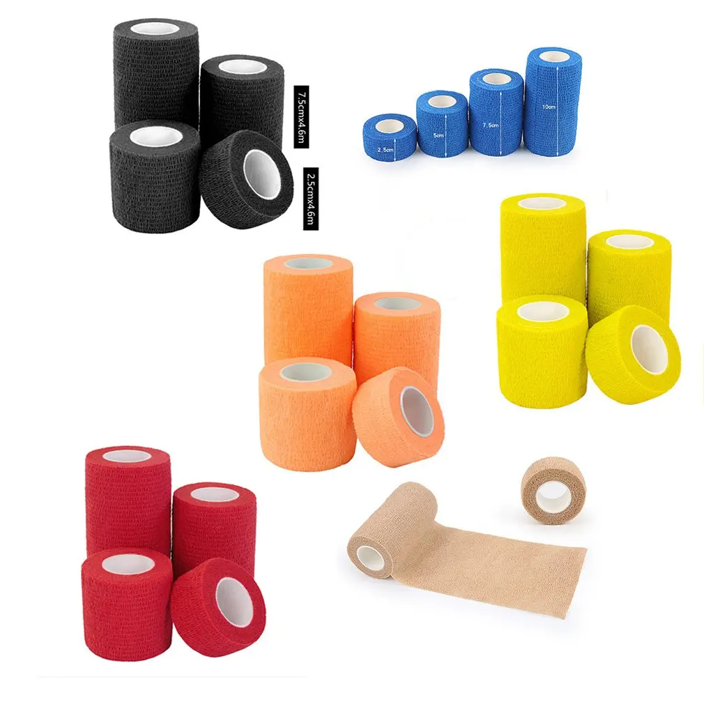 Эластичная самоклеящаяся повязка для мужчин и женщин спортивный бандаж на