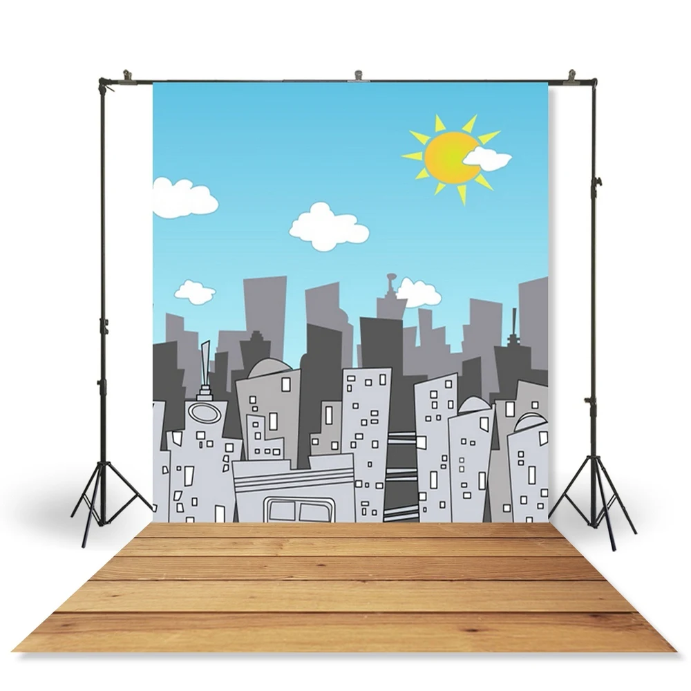 HUAYI фотографии фон для новорожденных Одежда маленьких детей с изображением