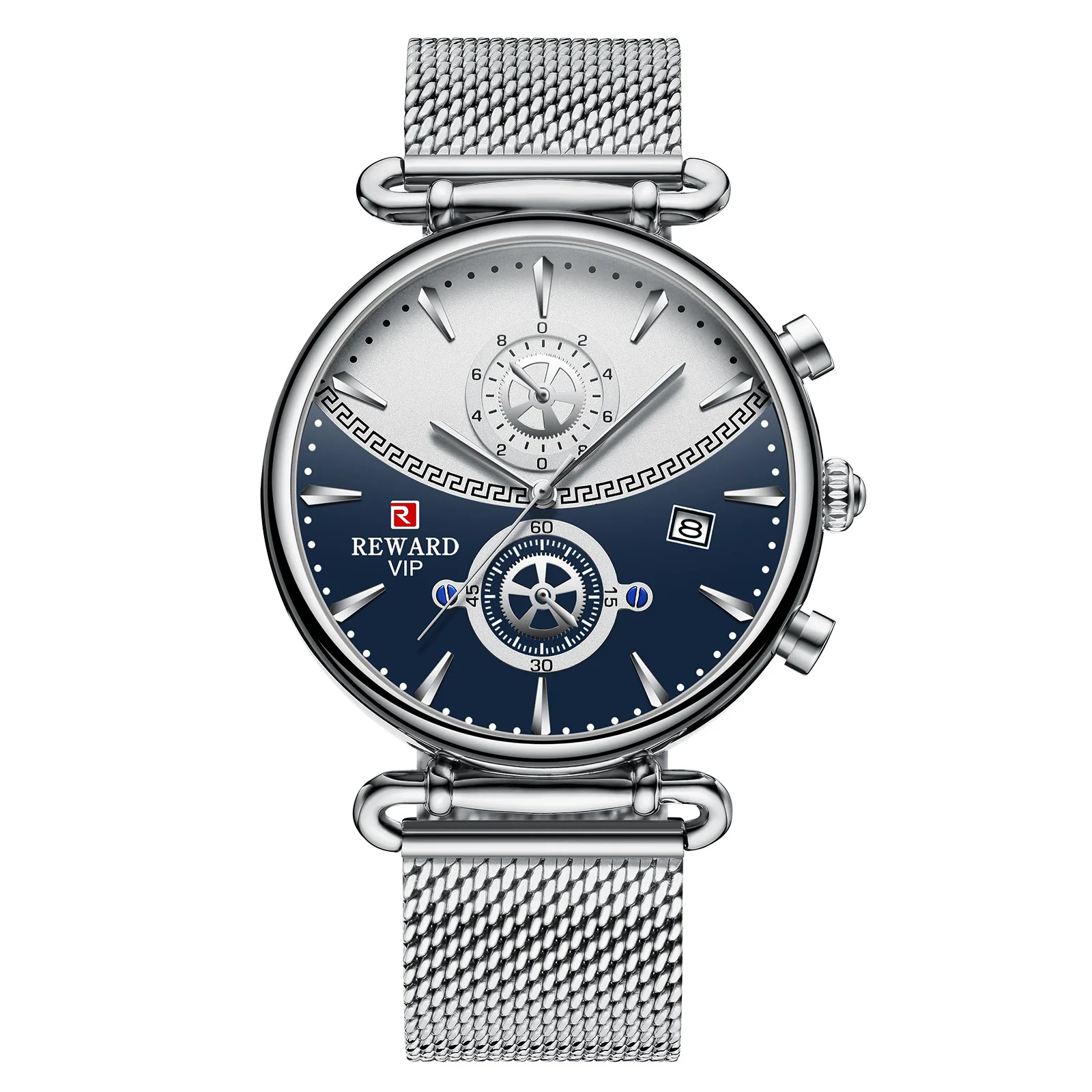 

New couple watch Men Stainless Steel fashion Ins watch Luxury Military Sport Watch waterproof quartz Reloj Hombre with Calendar