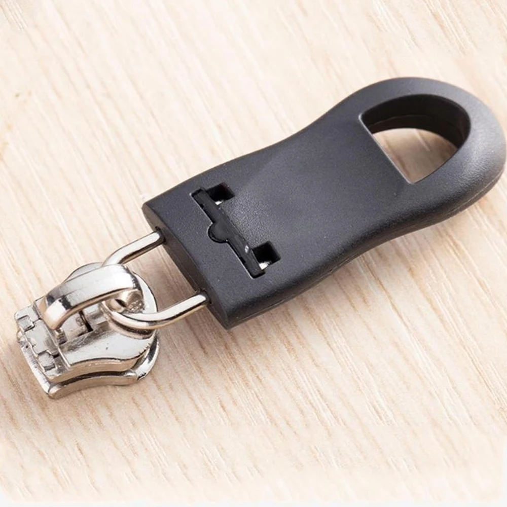 

10PCS Detachable Universal Zipper Puller TPU Replaceable U-shaped Ring Zipper Travel Bag Jackets Backpack Suitcases DIY Sewing