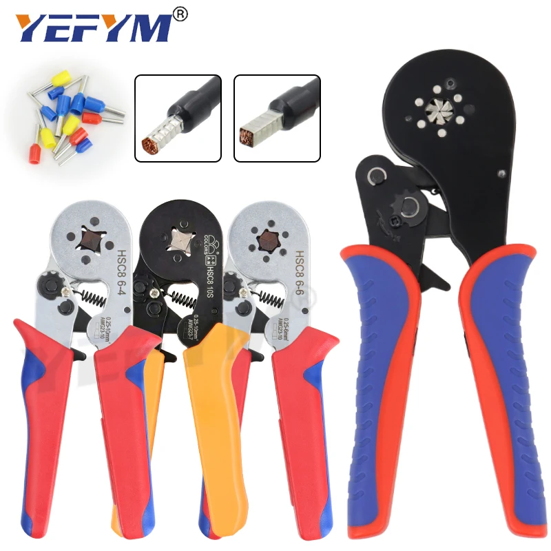 

Ferrule Crimping Tool Kit - Sopoby Ferrule Crimper Plier 0.08-16mm2 /700pcs Wire Ferrules Crimp Wire Ends Terminal