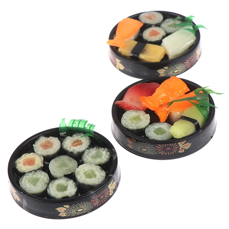 

1pc 1:6 Scale Dollhouse Miniature Sushi Rice For Dollhouse Decor Pretend Food