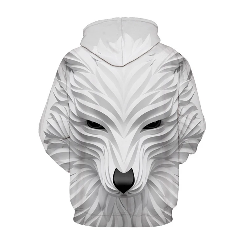 

2020 Spring New Men Women Fashion Hoodies Wolf 3D Printed Hooded Sweatshirt Pullover Unisex Sports Casual Streetwear Hoodie Tops
