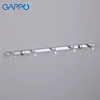 gappo 3 ways fashion towel hooks wall mounted clothes towel hook pasted metal bathroom bracket kitchen bathroom accessories