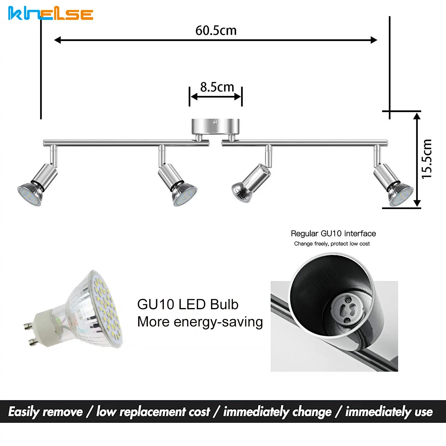 angle adjustable Rotatable led ceiling light showcase with GU10 bulb Living Room LED cabinet spot lighting | Лампы и освещение