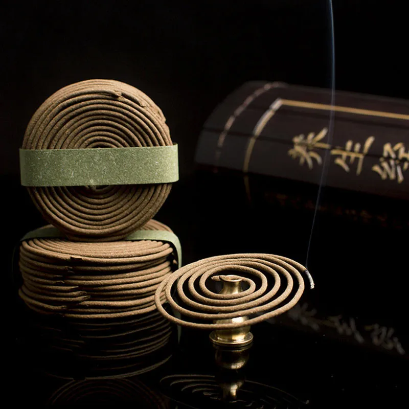 48 шт./корт. Натуральные сандаловые спирали ручной работы ароматерапия