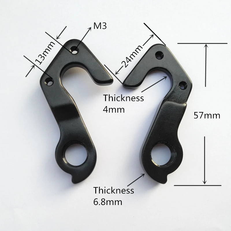 

2pc Bicycle gear rear derailleur hanger For GT #ATIDH0233 GT K33047 Avalanche 9R GT Zaskar Carbon MECH dropout carbon frame bike