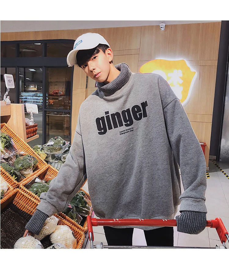 LAPPSTER, Мужская Уличная одежда, Harajuku, водолазка, толстовки,, флис, корейская мода, мужские, поддельные, две части, толстовки, хип-хоп, худи