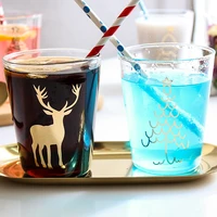 japans golden christmas tree glass moose breakfast cup heat resistant oat milk juice cup good morning cup nezuko anime