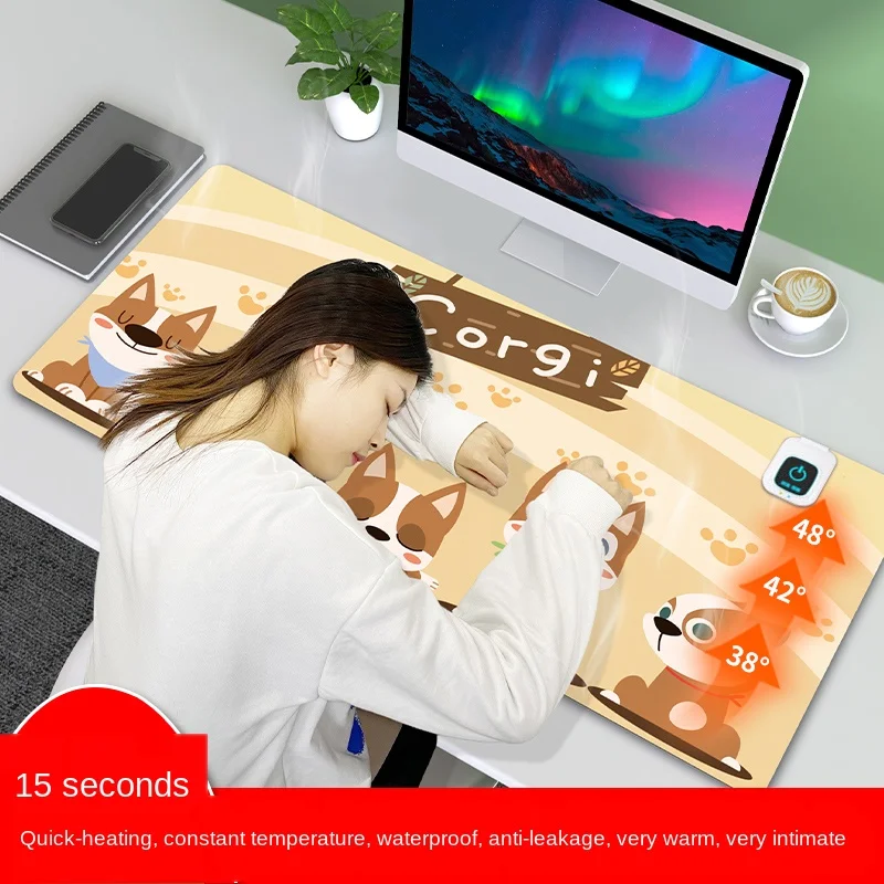 

Heating warm hand mouse pad winter 2020 mouse cover heating winter warm warm warm extra large table pad keyboard pad computer