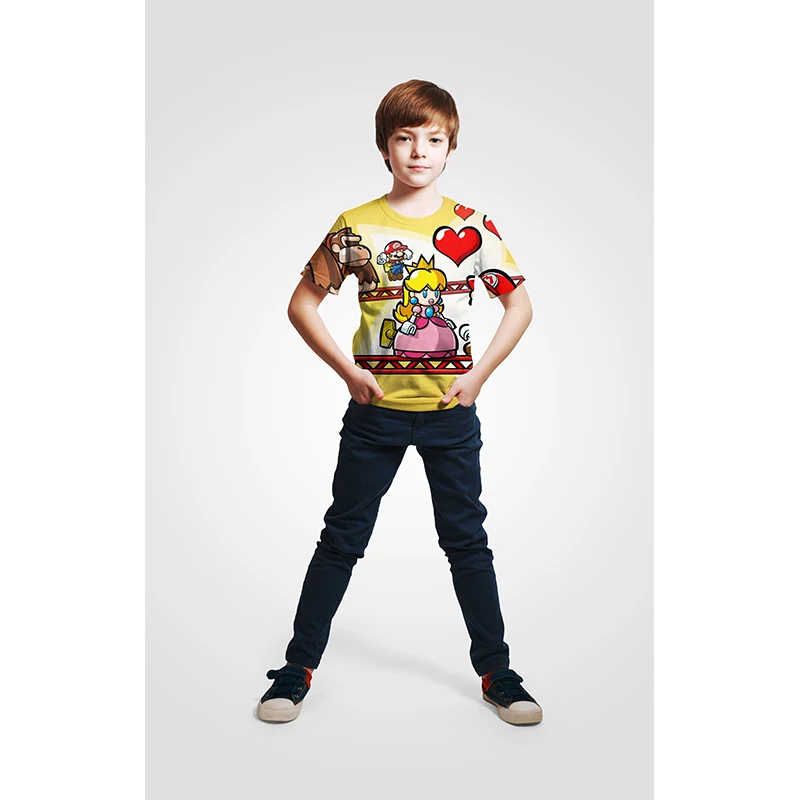 

Cartoon Anime 3D Boy Print Girl Hilarious T-Shirt 2021 Summer Clothing Harajuku Fashion Children's T-Shirt 4-16 Years Old