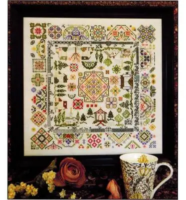 

Top MM Mouse avatar Counted Cross Stitch Kit Cross stitch RS cotton with cross stitch Quaker Village Beautiful village