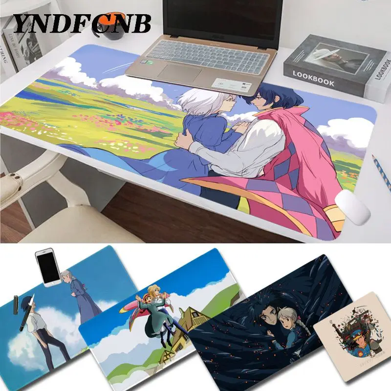 

YNDFCNB Howl's Howls Moving Castle New Designs Office Mice Gamer Soft Mouse Pad for CSGO Game Player Desktop PC Computer Laptop