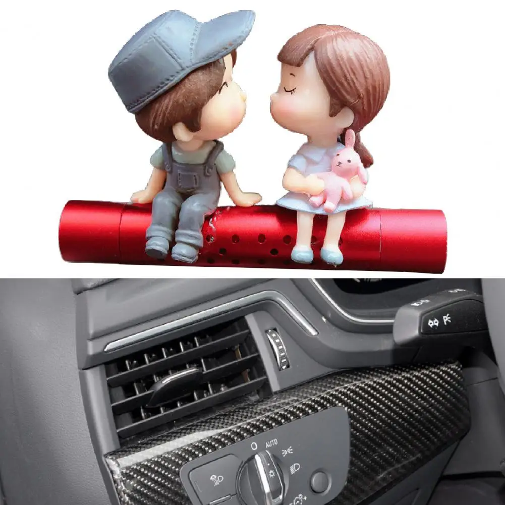Автомобильный освежитель воздуха мультяшный дизайн пары автомобильный