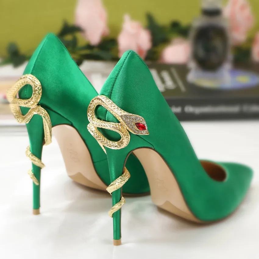 Модные женские Роскошные вечерние туфли Roni Bouker на высоком каблуке ручной работы