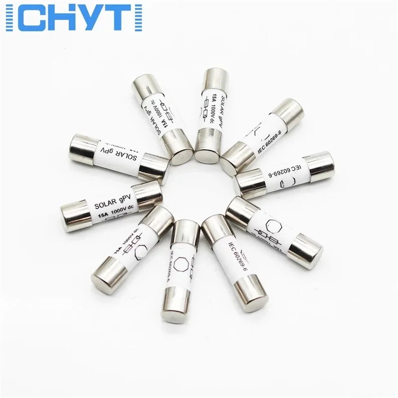 Солнечный предохранитель постоянного тока 1000 в PV 10*38 Link 6A 10A 15A 20A 25A 30A высокое