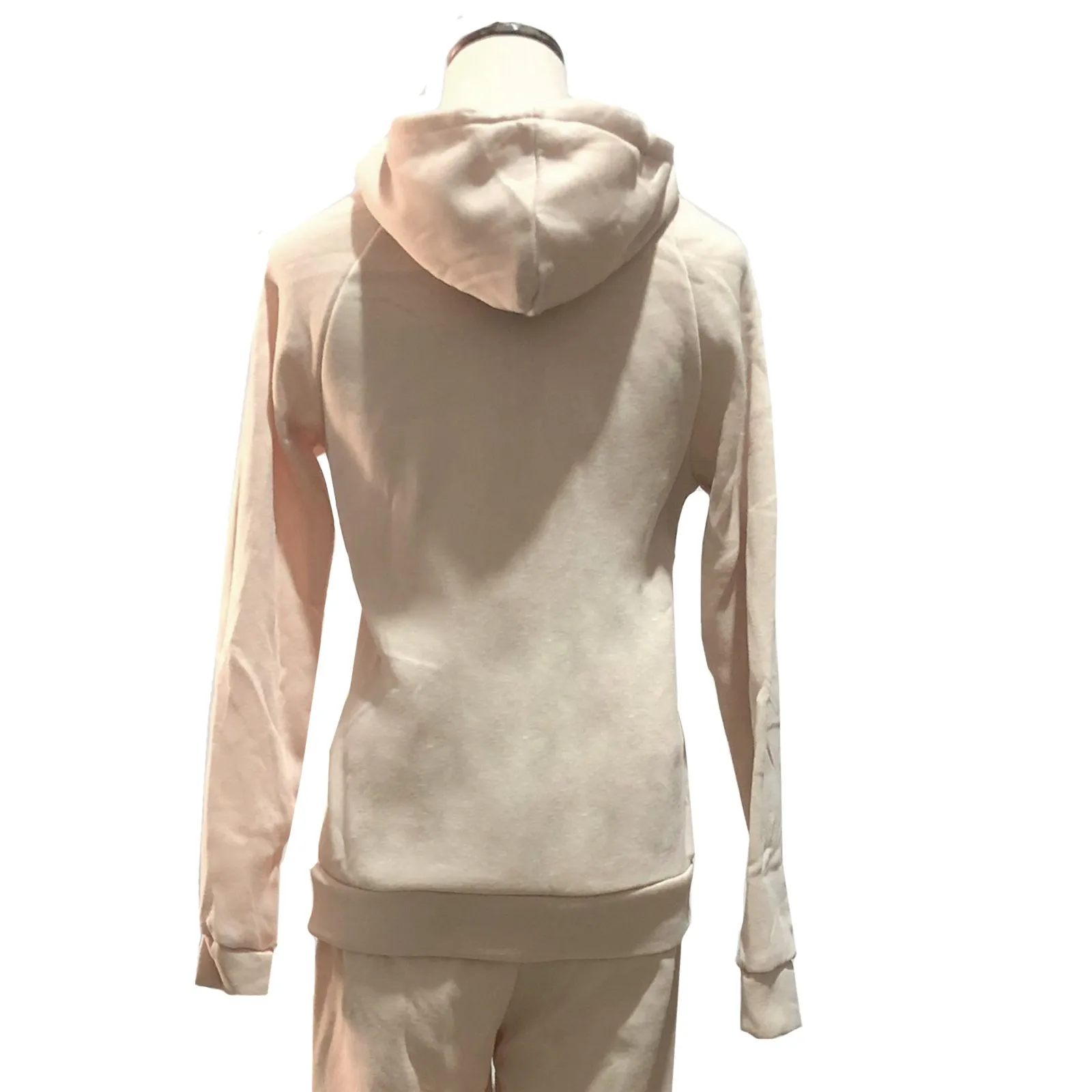 

Women's Tracksuit Blackles Solid Color Tracksuit Women Winter Zipper Wear Lounge Wear Suit Sport Set Top+pant