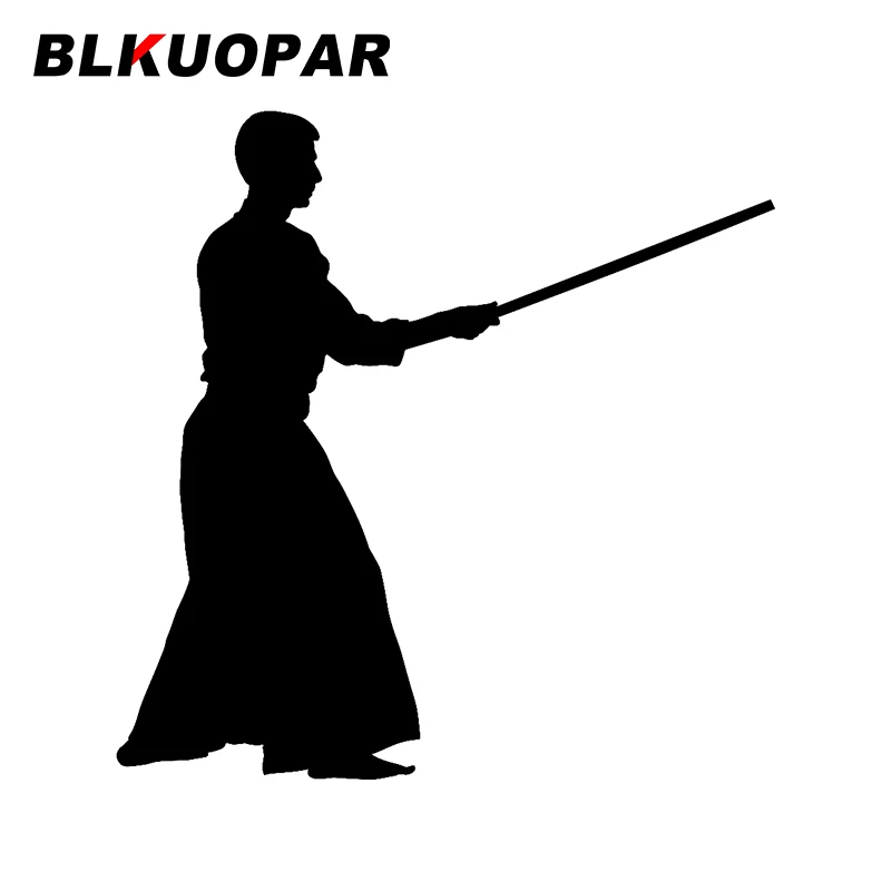 

Автомобильные наклейки с силуэтом истребителя BLKUOPAR Aikido, высеченные виниловые наклейки, креативная личность, водонепроницаемые украшения д...