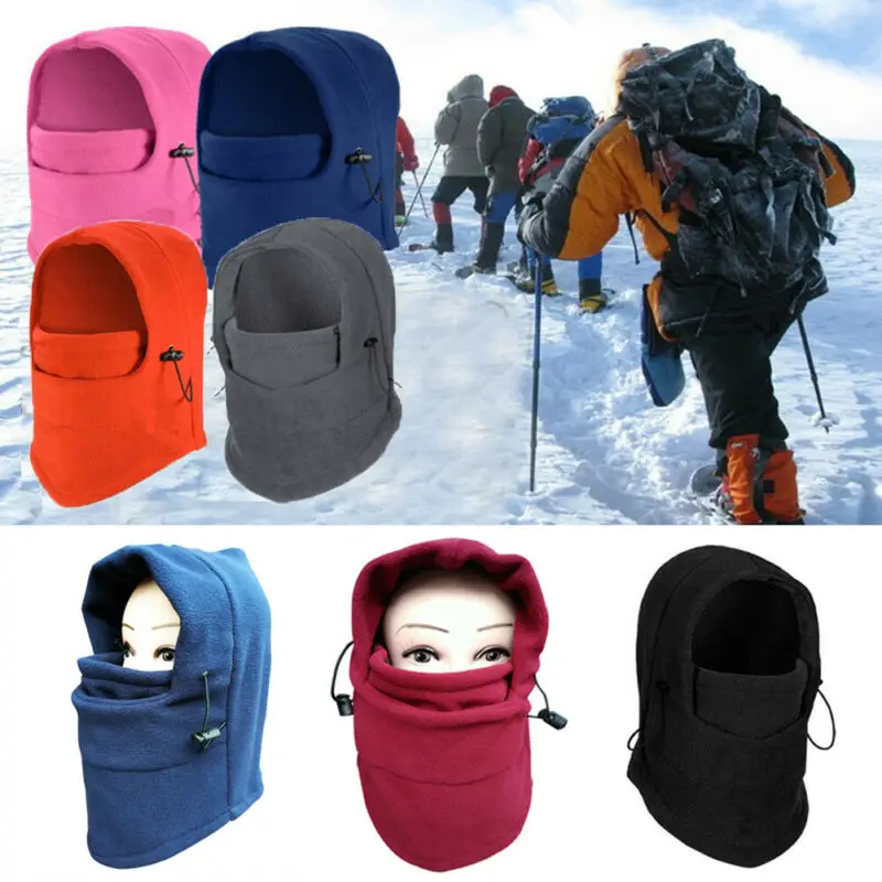 Термальная тренировочная маска из флиса Балаклава мотоциклетные велосипедные