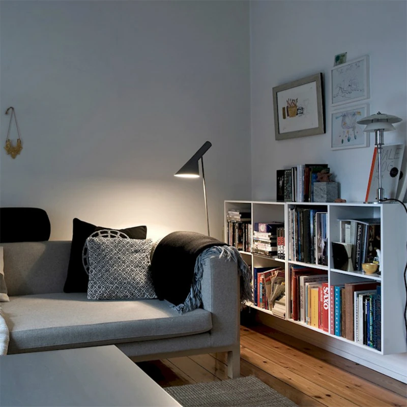 Nordic Industrial выпечки Краски Железный искусства Торшеры для Гостиная Спальня торшер