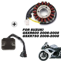 motorcycle generator stator coilvoltage regulator rectifier kit for suzuki gsxr 600 750 gsxr600 gsxr750 gsx r750 2006 2007 2008