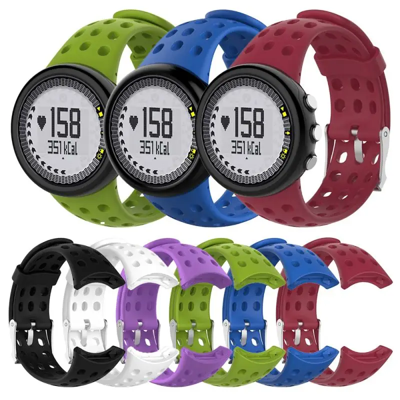 Сменный силиконовый ремешок для умных часов SUUNTO M1 M2 M4 M5 M универсальный наручных |