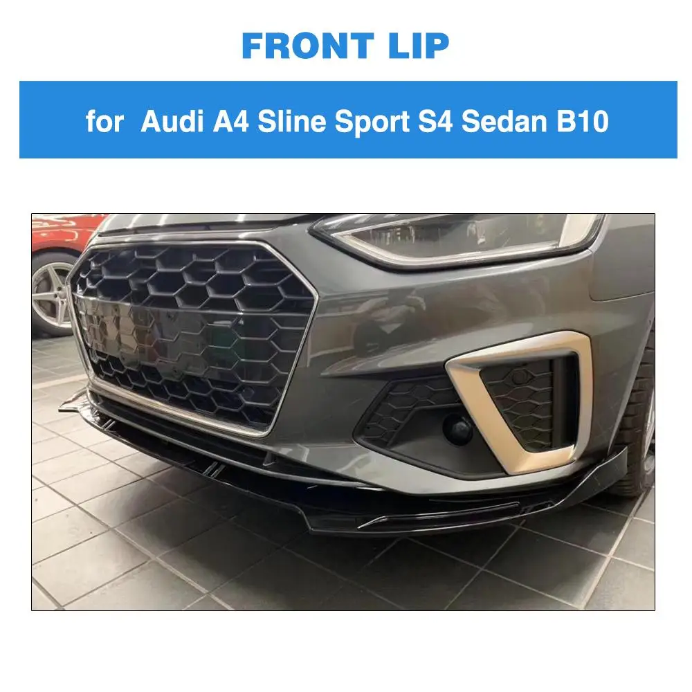 

Спойлер для переднего бампера из углеродного волокна для Audi A4 B10 Sport 2020