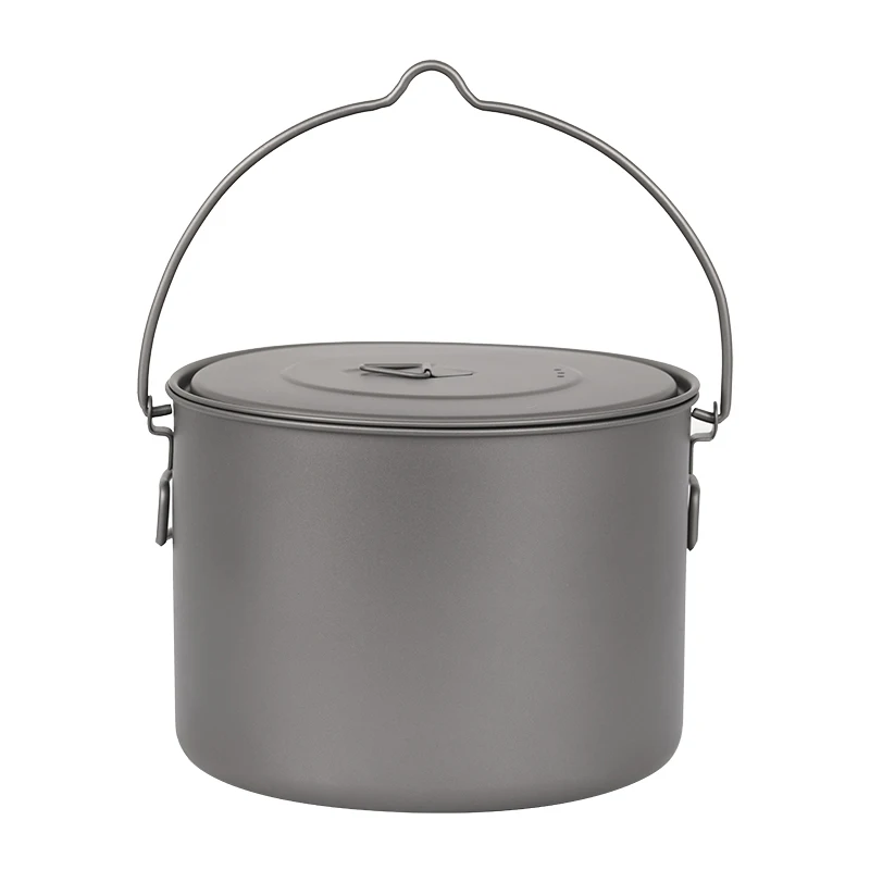 POT-1600-BH TOAKS 1.6L титановый горшок для кемпинга, горшки для приготовления пищи, висячий горшок для пикника, сверхлегкий титановый горшок 1600 мл - Цвет: POT-1600-BH