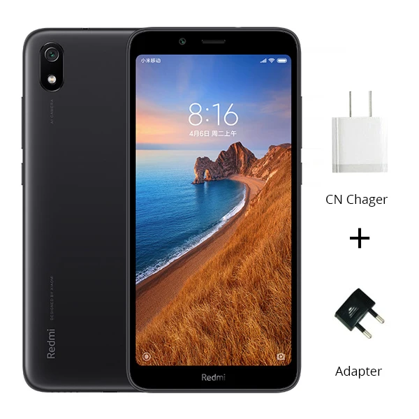 Смартфон Xiaomi Redmi 7A 7 A с глобальной прошивкой, 3 ГБ, 32 ГБ, Восьмиядерный процессор Snapdargon 439, 5,45 дюйма, HD 4000 мАч, аккумулятор, 13 МП, задняя камера, мобильный телефон - Цвет: Black