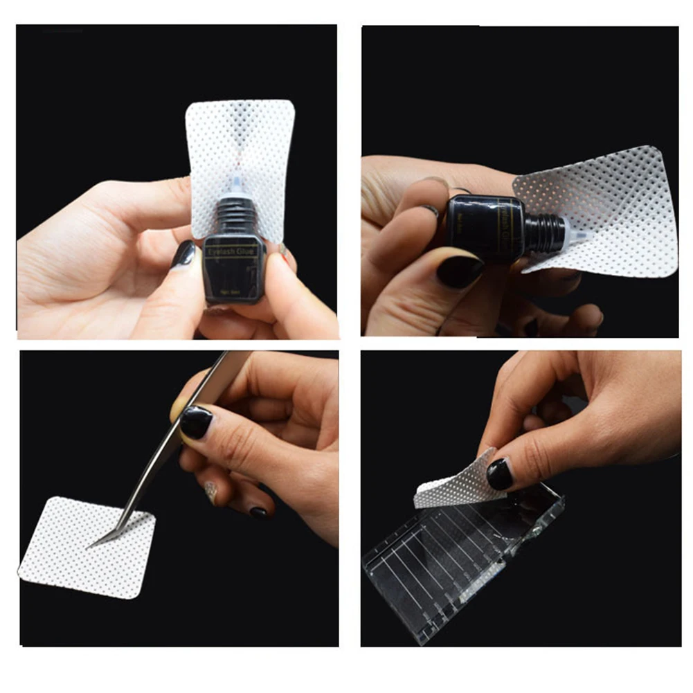 180 шт. для удаления клея ресниц хлопковые салфетки лака|Жидкость снятия лака| |