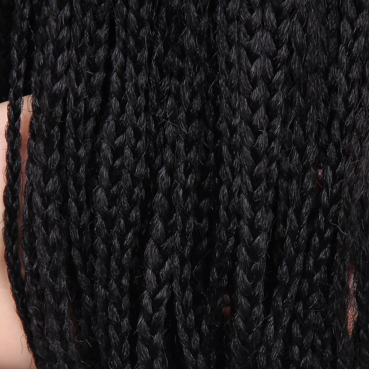 

SUe EXQUISITE Synthetic Wigs for Black Women Ombre Red Black Braided Wigs for Black Women Afro Braids Braids Hair Full Wigs