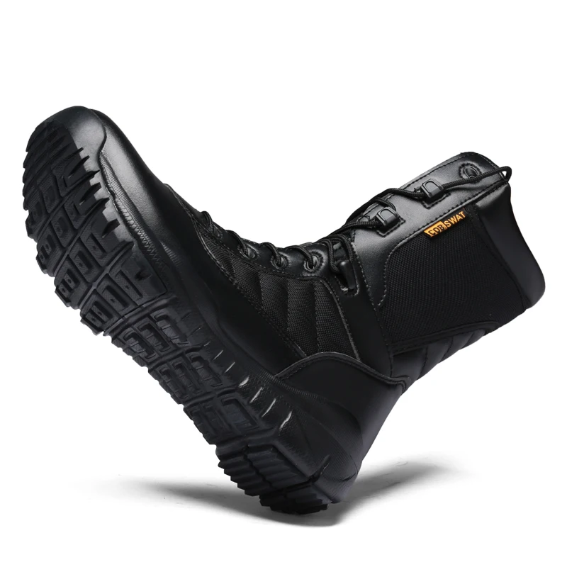 Модные ботильоны высокое качество спилок сезон осень-зима дышащие мужские