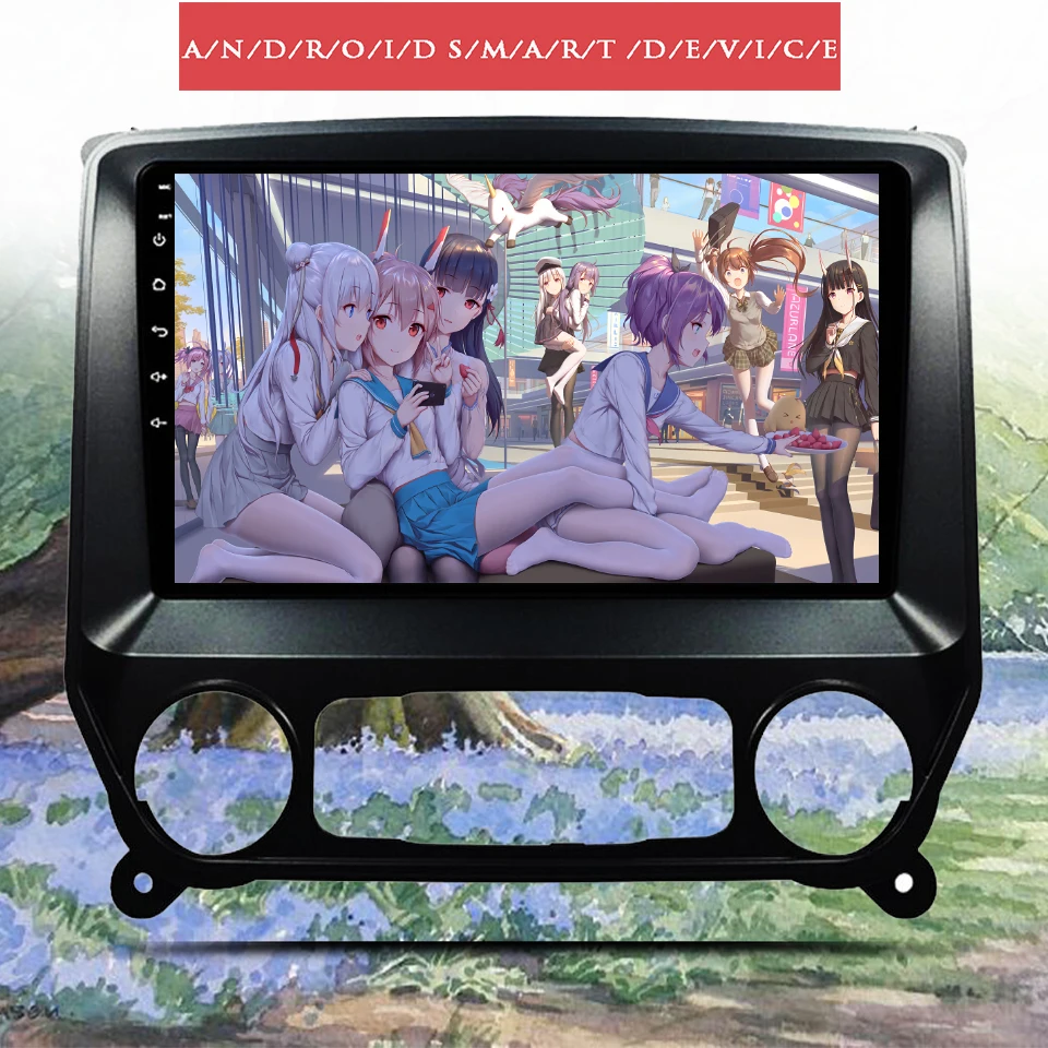 Автомобильная радиостанция 2Din Android 11 для Chevrolet Colorado Silverado 3 2013-2019 с навигацией GPS, плеером кассет и компьютером-планшетом.