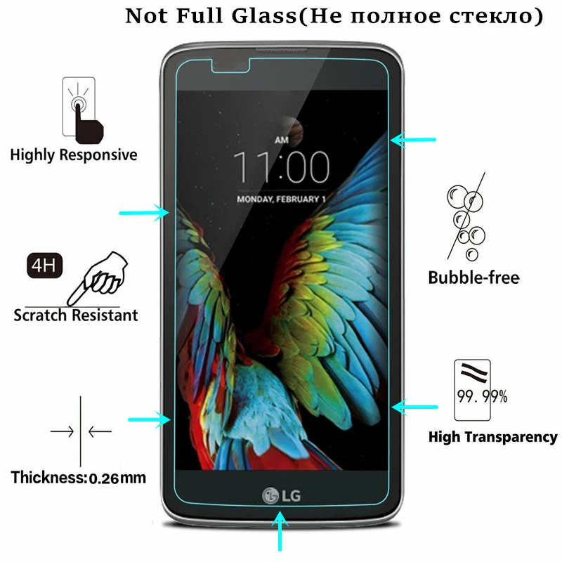 Защитная пленка для экрана LG K3 K4 K5 K7 K8 2016 2017 9H HD | Мобильные телефоны и аксессуары