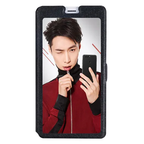 View Window Black Откройте чехол с окошком для телефона Cubot J3 Pro P20 Мощность X19 Nova X18 плюс X19 Note Plus Magic из искусственной кожи чехол с откидной крышкой Магнитный чехол с подставкой - Цвет: View Window Black