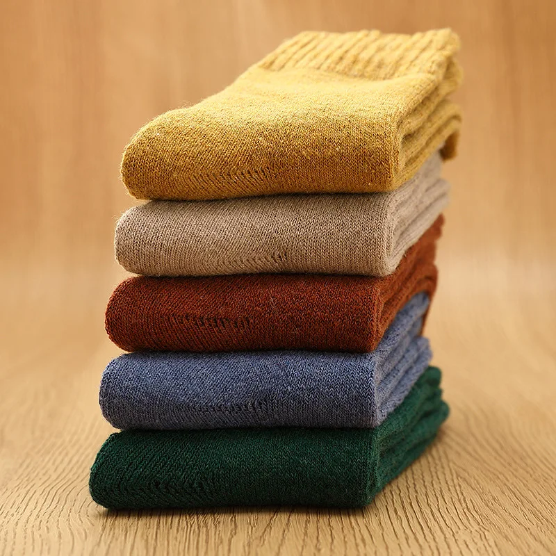 1 пара детских хлопковых колготок супер плотные однотонные носки для мальчиков и